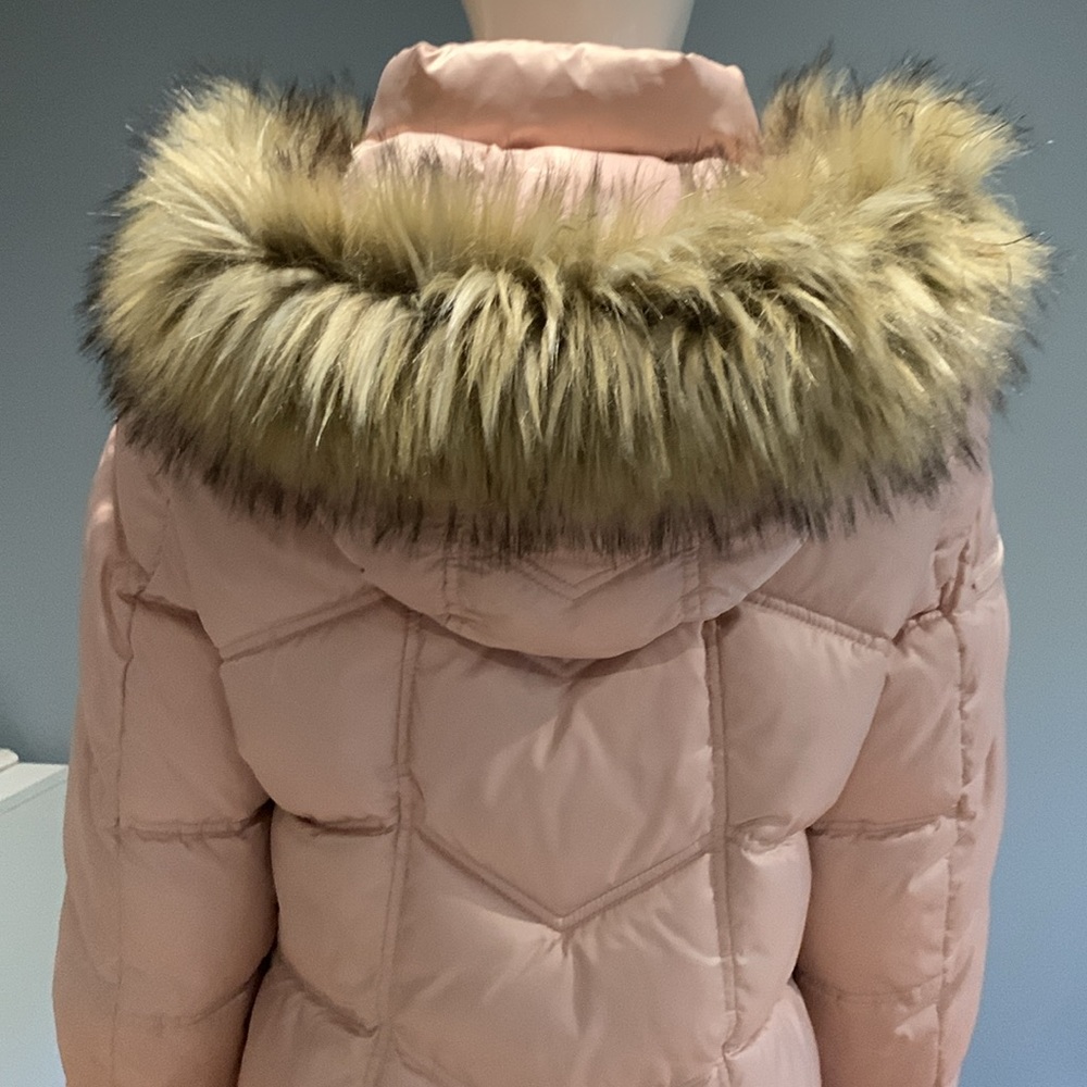 Nautica Women’s Puffer Coat with Faux Fur Trimmed Hood • Size XS - Picture 9 of 15